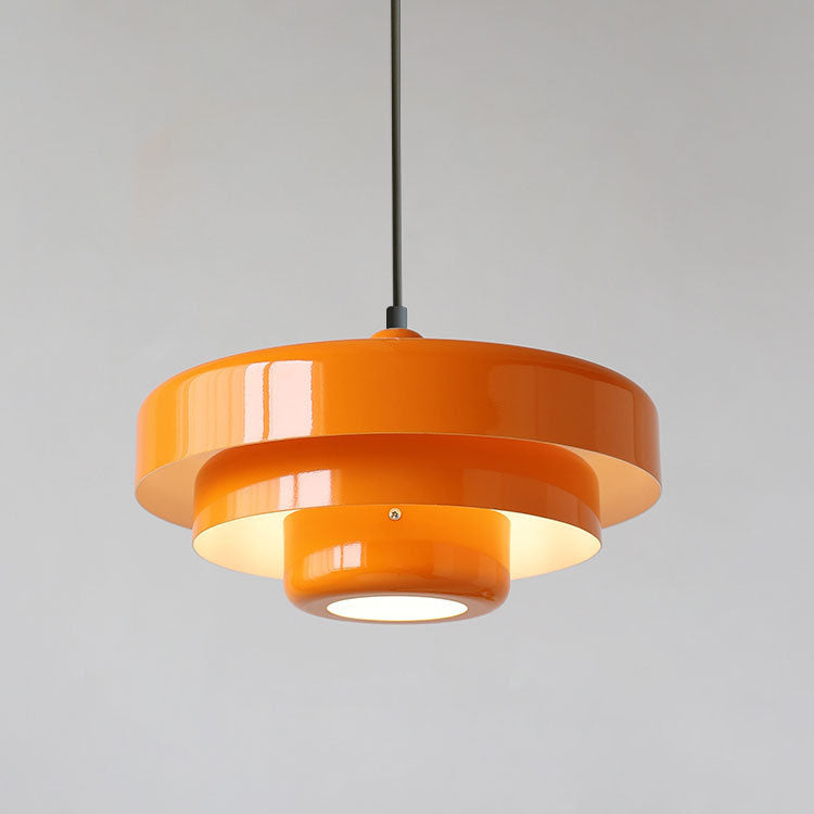 Nordic Vintage Multi-Layered Pendant Lamp | Modern Retro Hanging Light