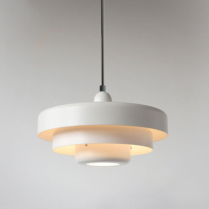 Nordic Vintage Multi-Layered Pendant Lamp | Modern Retro Hanging Light