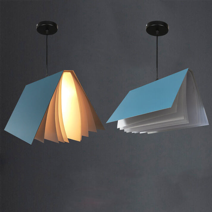 Flying Book Pendant Light | Modern Book-Inspired Ceiling Lamp