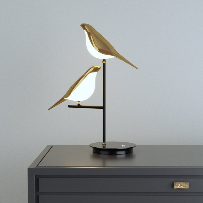 Golden Birdlight Wall Lamp | Modern Nordic LED Wall Sconce