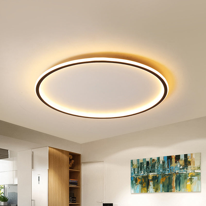 Nordic Disc LED Ceiling Light | Modern Flush Mount Lamp