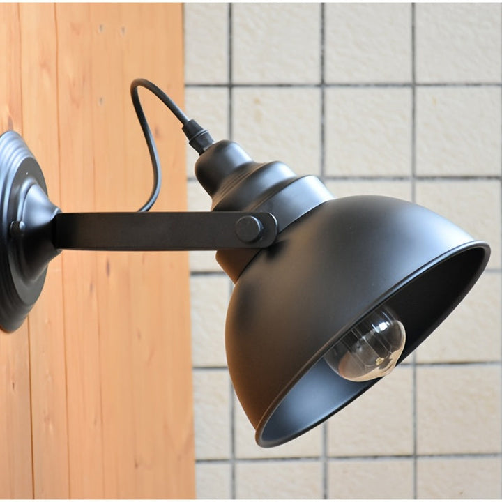 Industrial Vintage Wall Light | Retro Metal Sconce Lamp