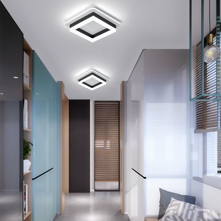 Square LED Ceiling Light | Modern Flush Mount Fixture