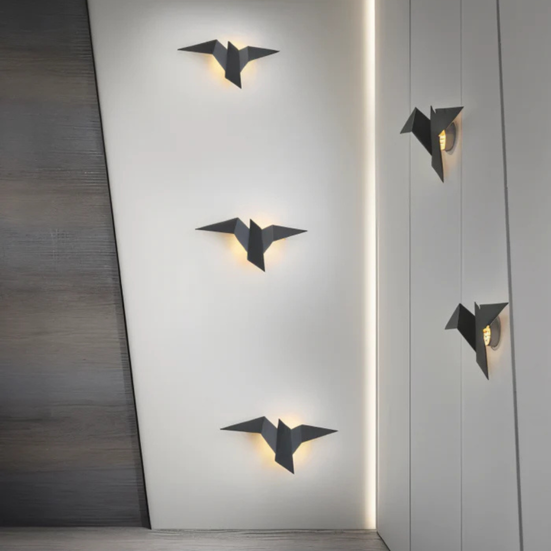 Origami Wall Lamp | Unique Modern Indoor LED Sconce