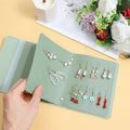 jewelry Organizer Mothers Day Travel Earring Holder Case Foldable