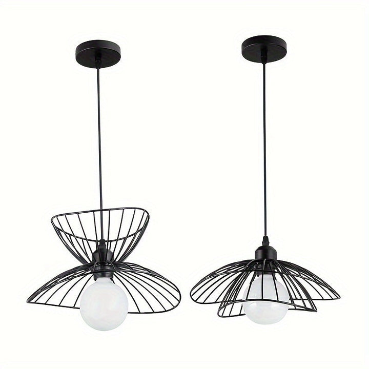 Retro Black Pendant Light | Adjustable Industrial Design