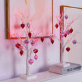 Table Lamp LED Birch Tree Heart Light Valentines Home Decor
