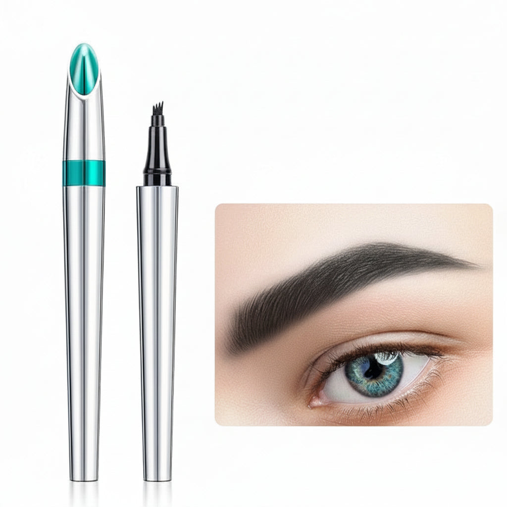 Eyebrow Pencil Microblading 4 Tip Waterproof Brow Makeup Pen