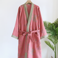 Bathrobe Waffle Lightweight Retro Style Quick Dry Robe