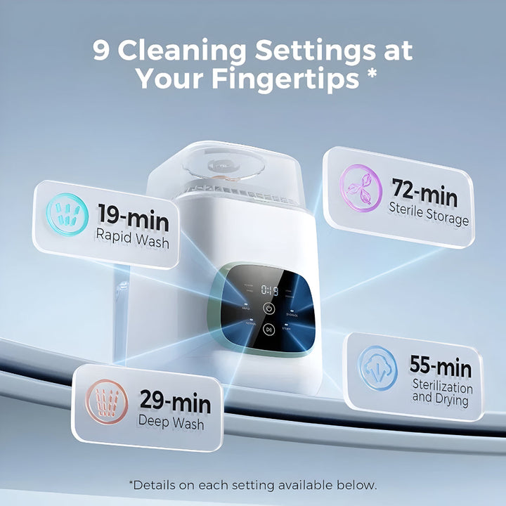 Baby Bottle Washer Countertop Electric Feeding Cleaner