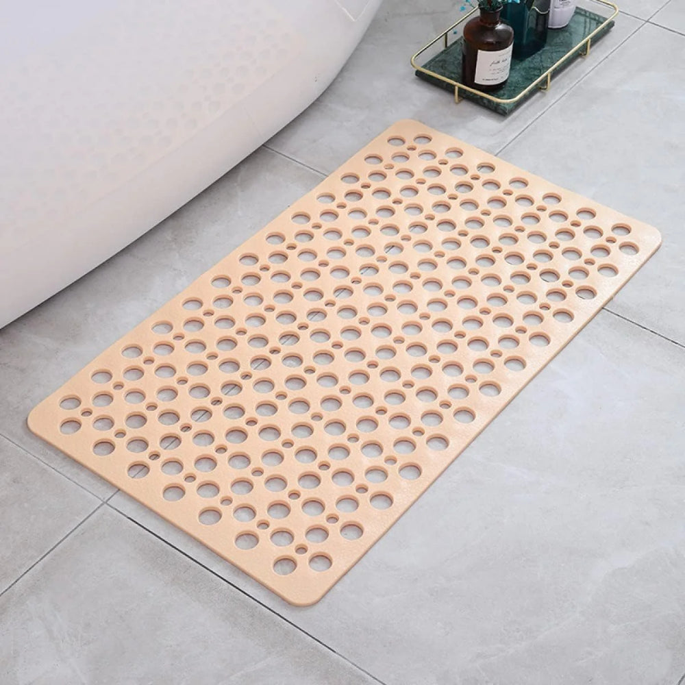 Bath Mat Shower Suction Cup Drain Design