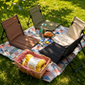 Beach Chair Camping Foldable Reclining Lounge