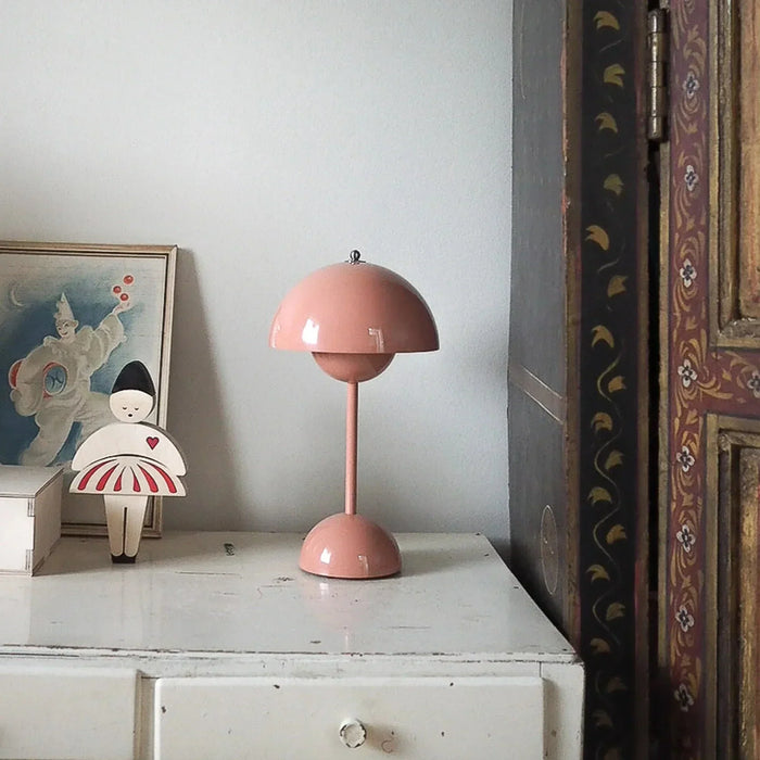 Mushroom Pod LED Table Lamp | Rechargeable Touch Control Night Light