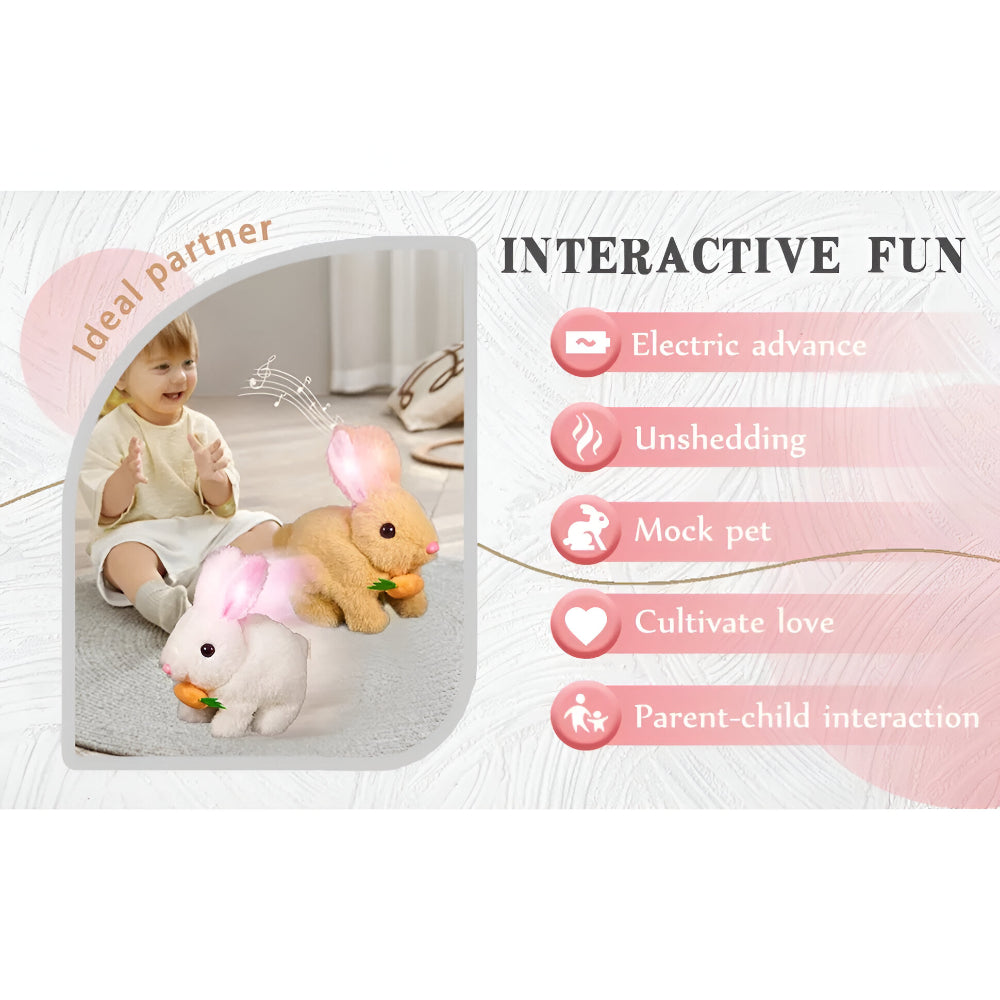 Bunny Toy Home Decor Lifelike Sitting Display Figurine