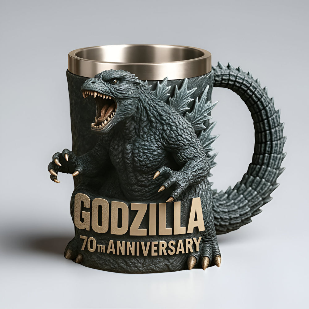 Coffee Mug Monster Figure 3D Sculpted Ceramic Drinkware