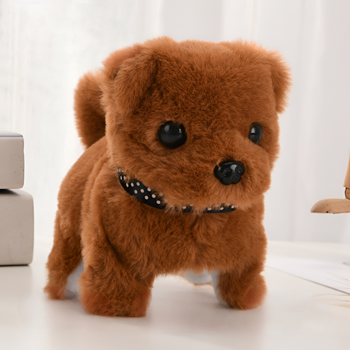 Dog Toy Interactive Puppy Robot Plush Walking Barking Pet