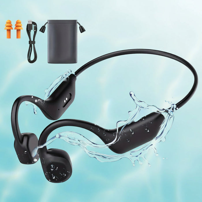 Wireless Bone Conduction Headphones USB Charging Open Ear Sport