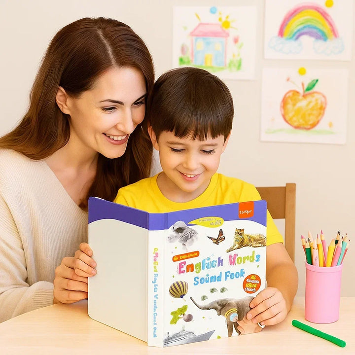 Educational Book Interactive English Learning Book Kids