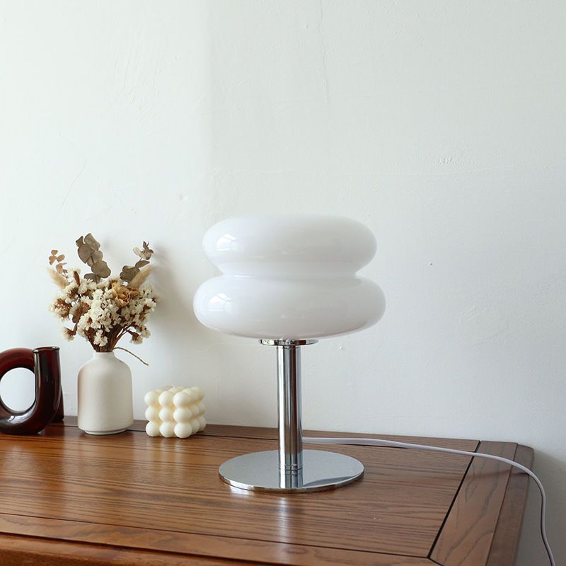 Italian Designer Glass Table Lamp | Modern Retro Accent Light