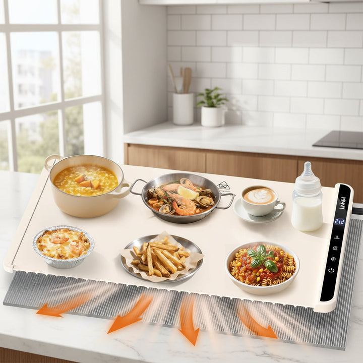 Food Warming Mat Electric Heat Resistant Tabletop Serving Warmer