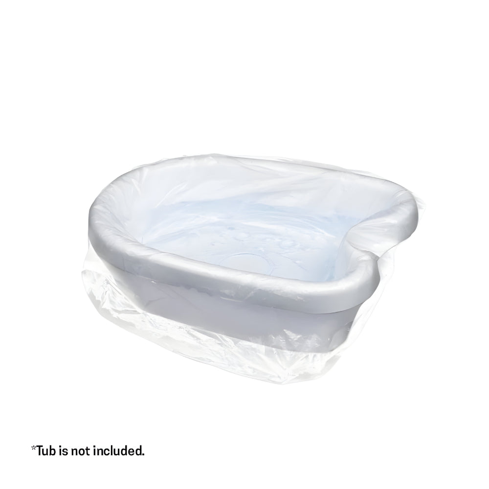 Foot Spa Liner Disposable Plastic Bag Pedicure Tub Cover Set