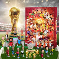 Football Advent Calendar Figure Display Set