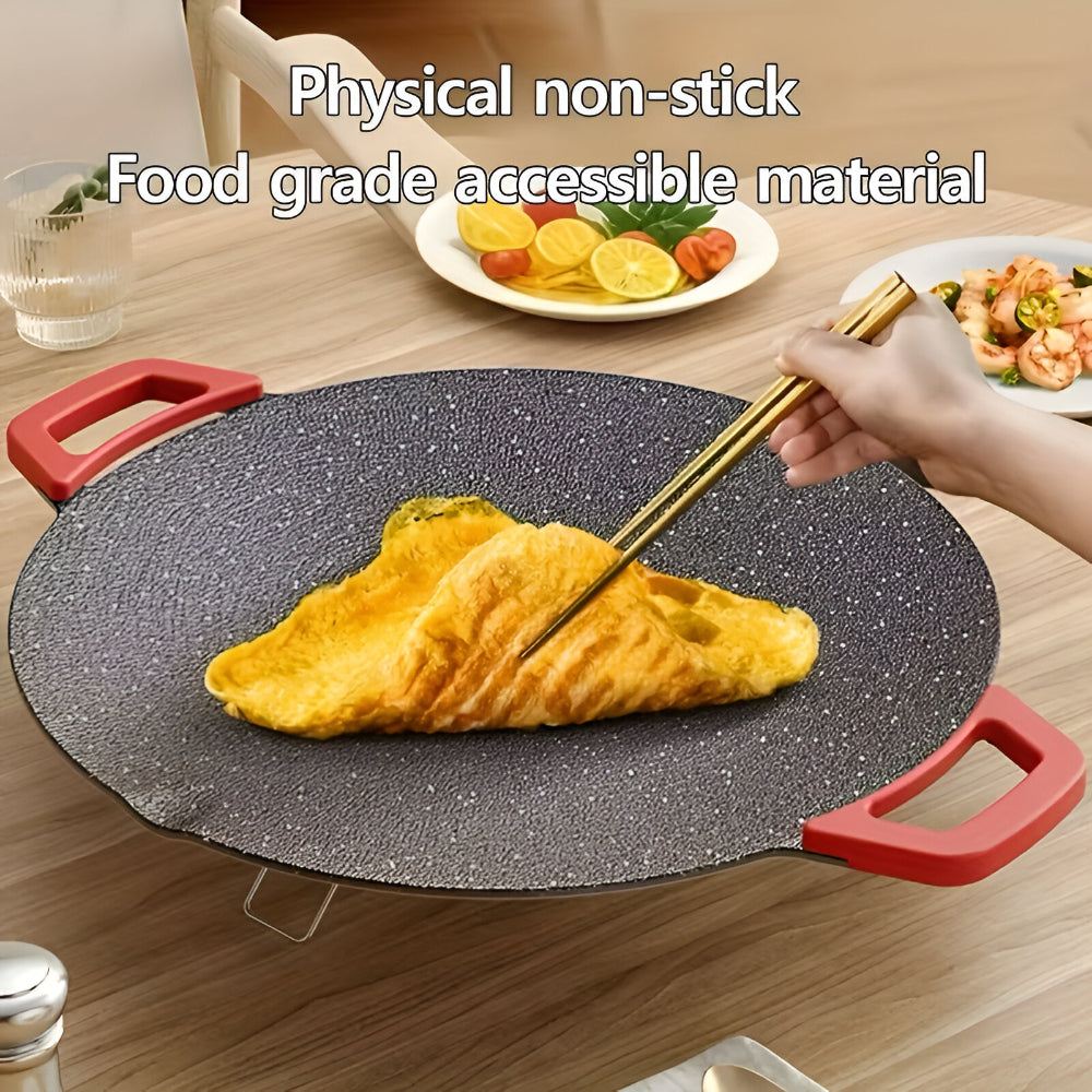 Grill Pan Cast Iron Smokeless Indoor Cooking Griddle