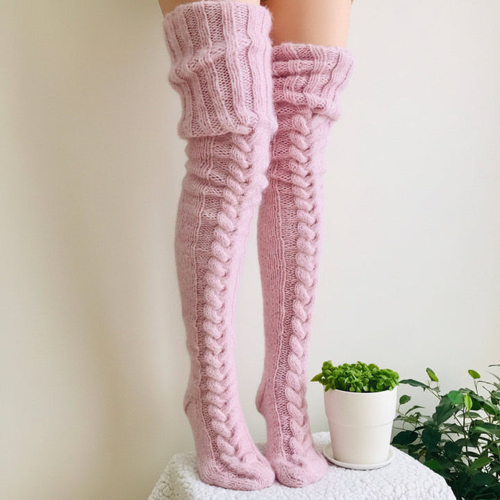 Knee High Socks Warm Winter Comfort Stockings