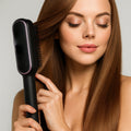 Hair Straightening Comb Heated Styling Brush Tool