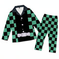 Halloween Anime Kimono Cosplay Costume Shirt and Pants Set