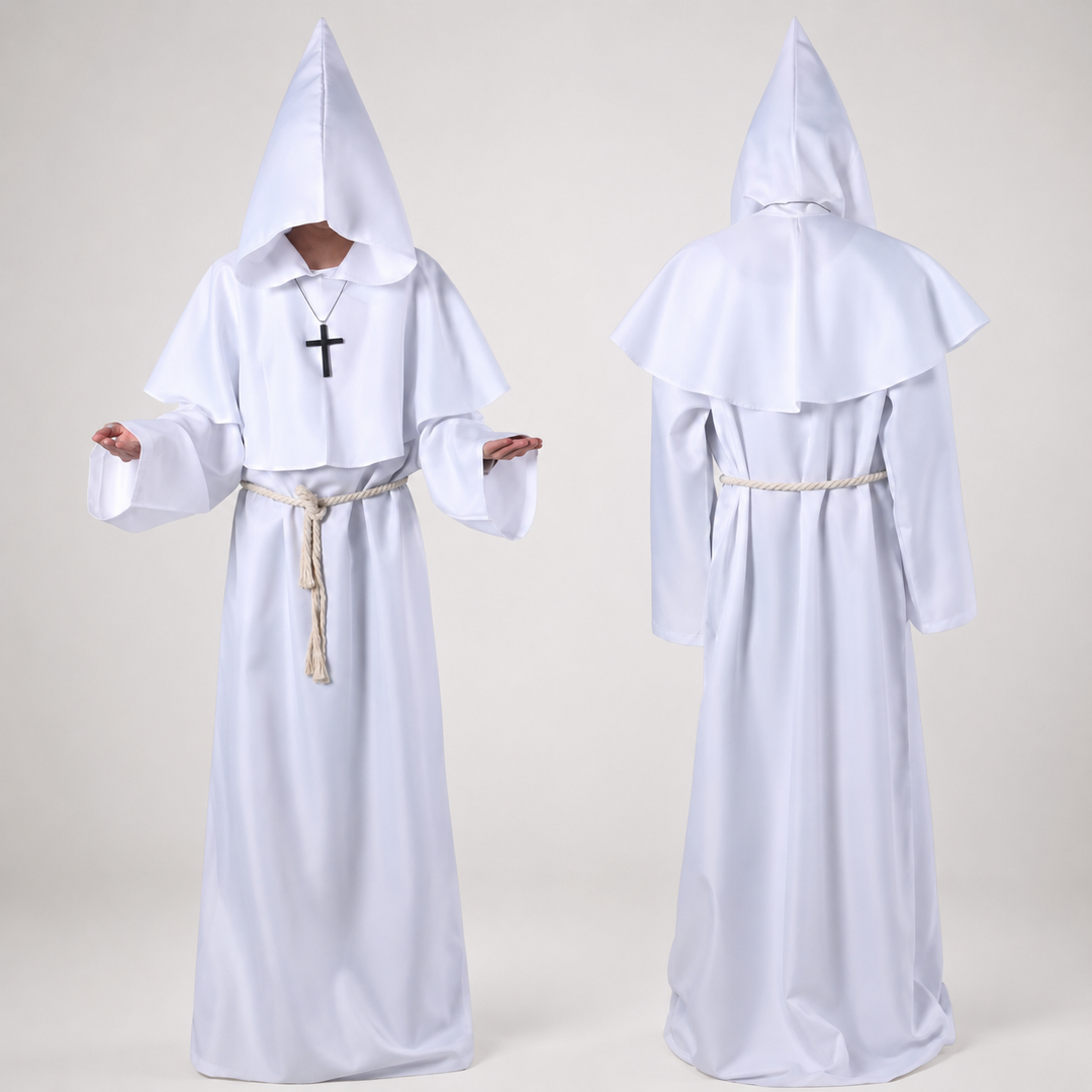 Halloween Costumes Womens Nun Robe Dress Up Outfit