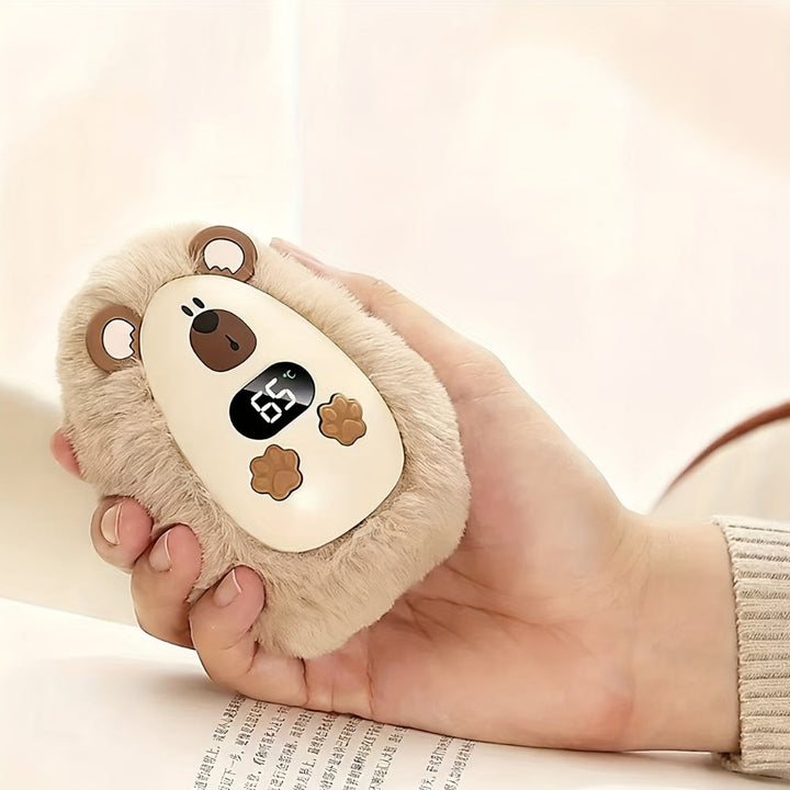Hand Warmers Rechargeable Plush Pocket Heater With LCD Display