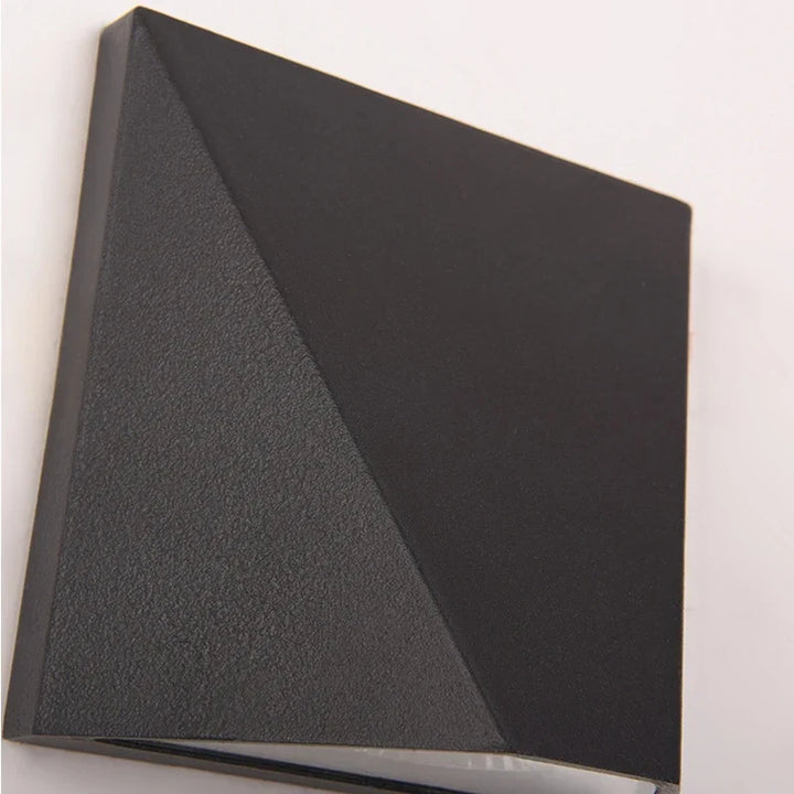 Modern Black LED Wall Light | 5W Waterproof Aluminium Outdoor Lamp