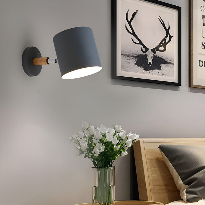 NordicGlow Adjustable Wall Lamp | Pastel Scandinavian Design