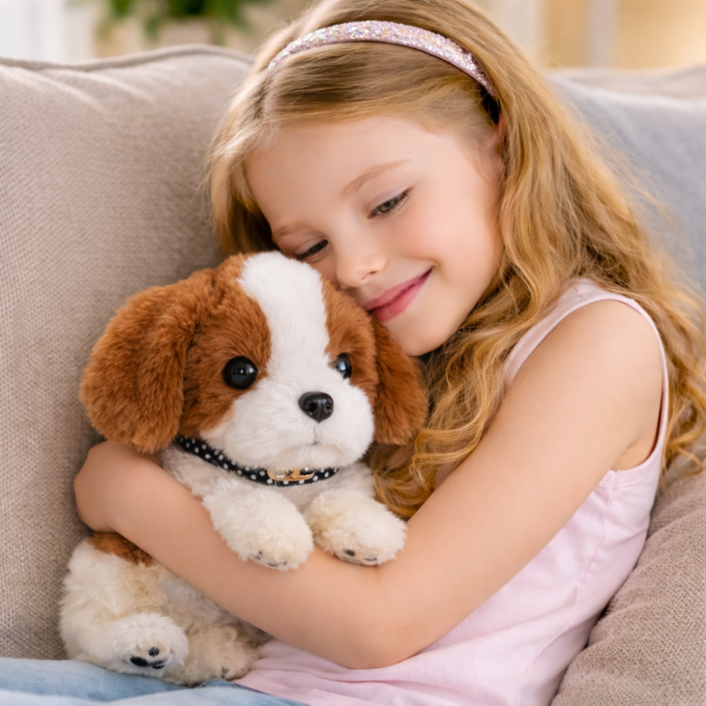 Interactive Plush Dog Toy Walking Puppy Sound Kids