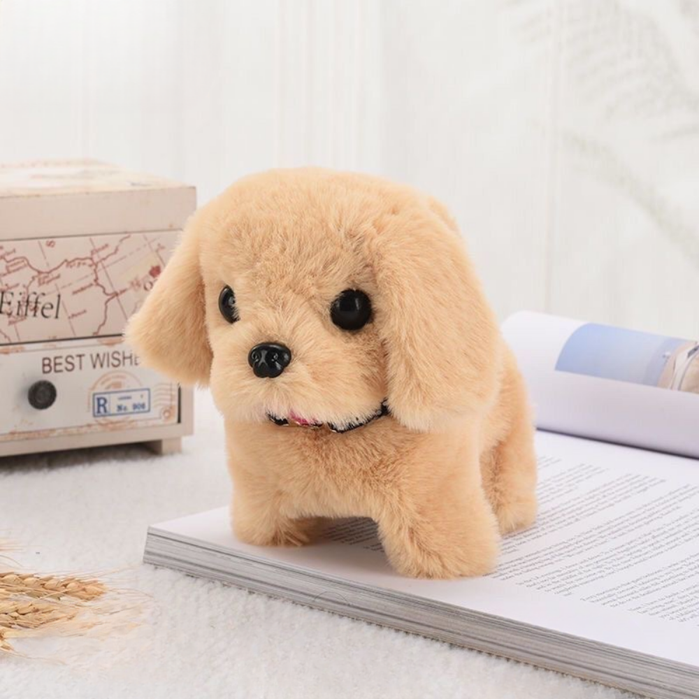 Interactive Robot Puppy Plush Toy Walking Barking Pet
