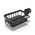 Kitchen Sink Organizer Aluminum Storage Basket Fast Drain Design