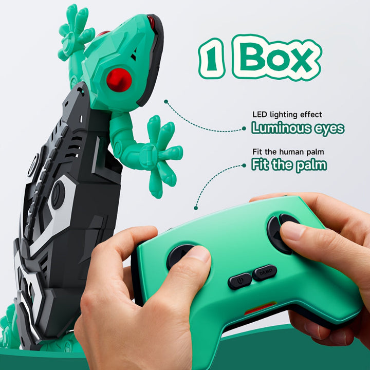Kids Toy Remote Control Lizard Wall Climbing Action Design