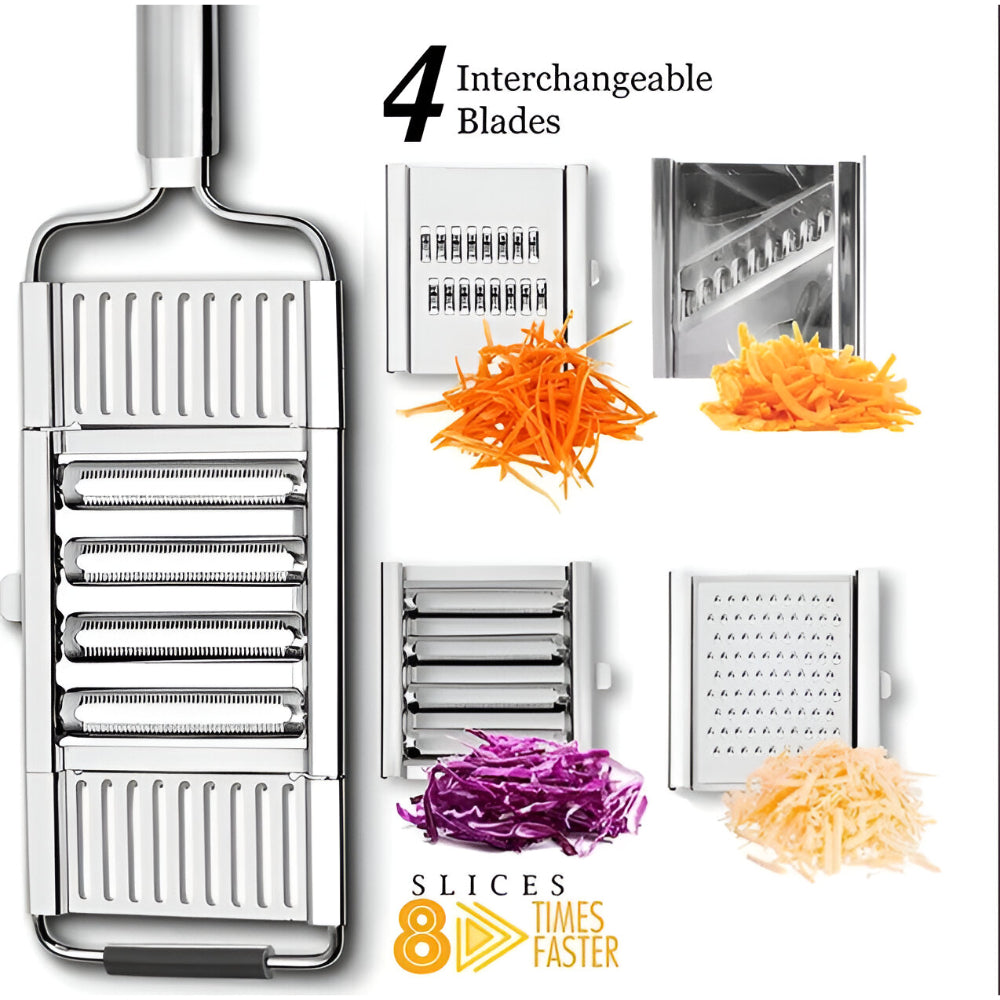 Kitchen Vegetable Slicer Stainless Steel Mandoline Cutter Set