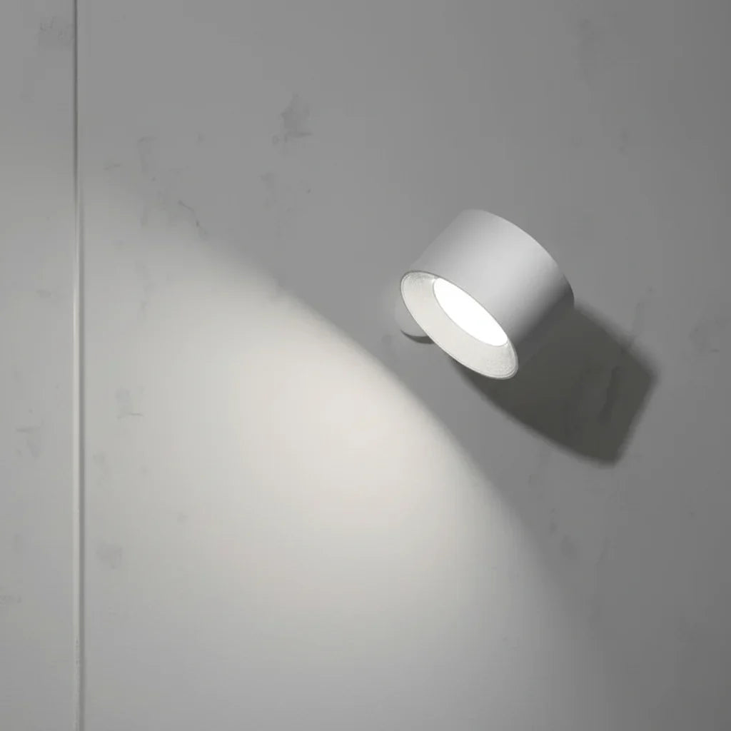 Wall Light Cordless Rotating LED Night Lamp