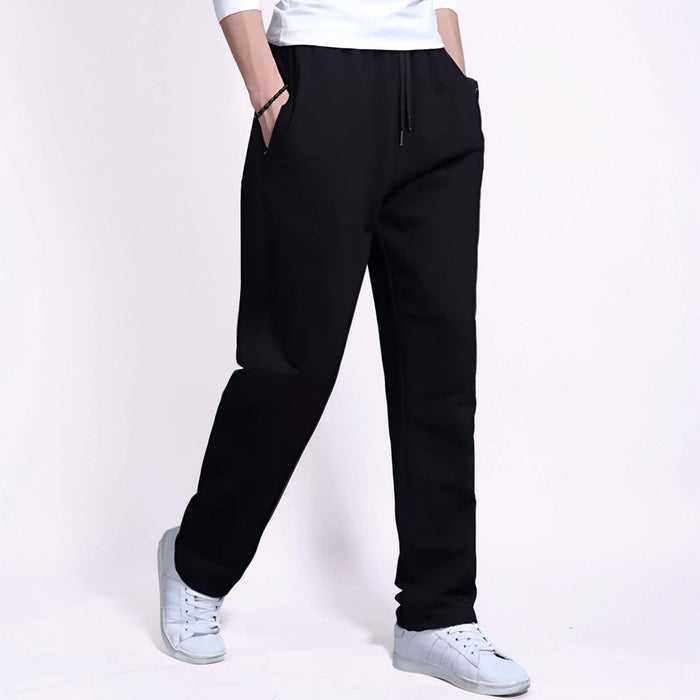 Men's SweatPants Wide Leg Drawstring Casual Joggers
