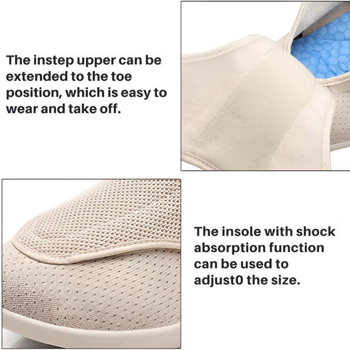 Men’s Walking Shoes Wide Fit Slipon Footwear