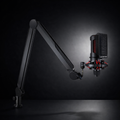 Microphone Stand Adjustable Desk Boom Arm Cable Management