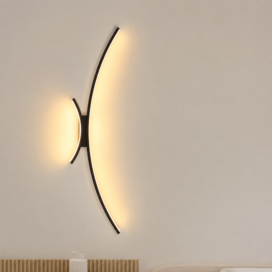 Modern LED Wall Light | Linear Wall Sconce for Bathroom, Living Room &amp; Dining Spaces