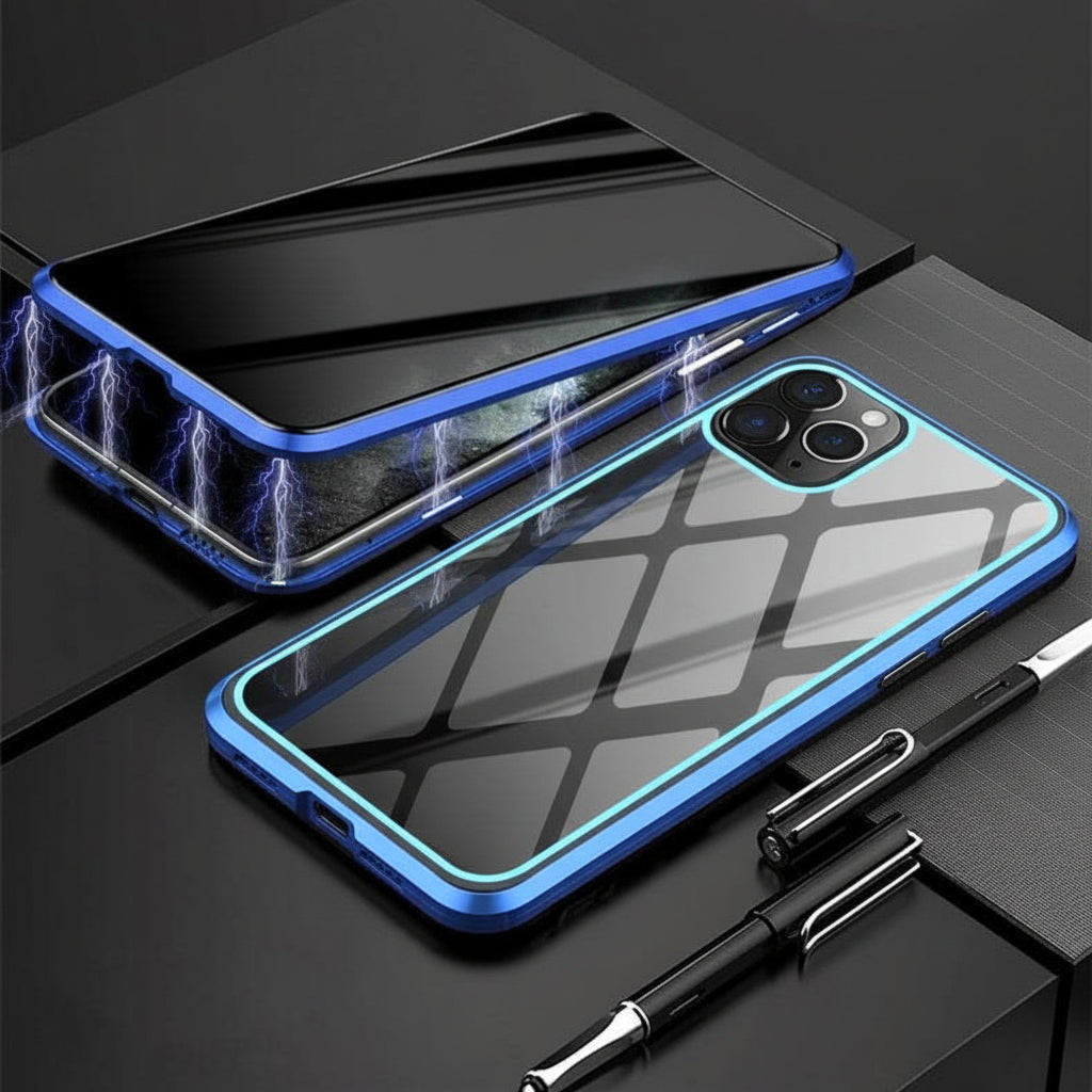Phone Case Privacy Anti Spy 360 Degree Tempered Glass Cover
