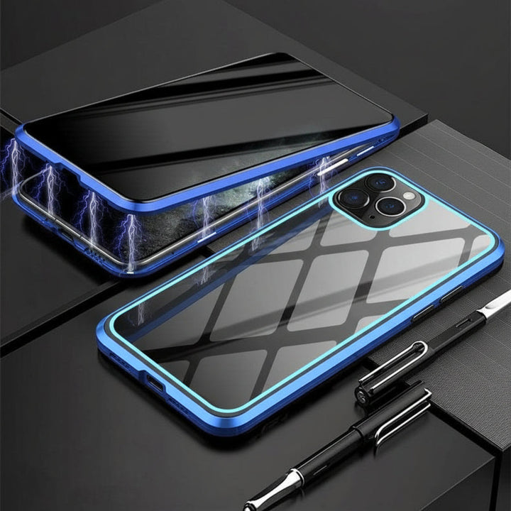 Phone Case Privacy Anti Spy 360 Degree Tempered Glass Cover