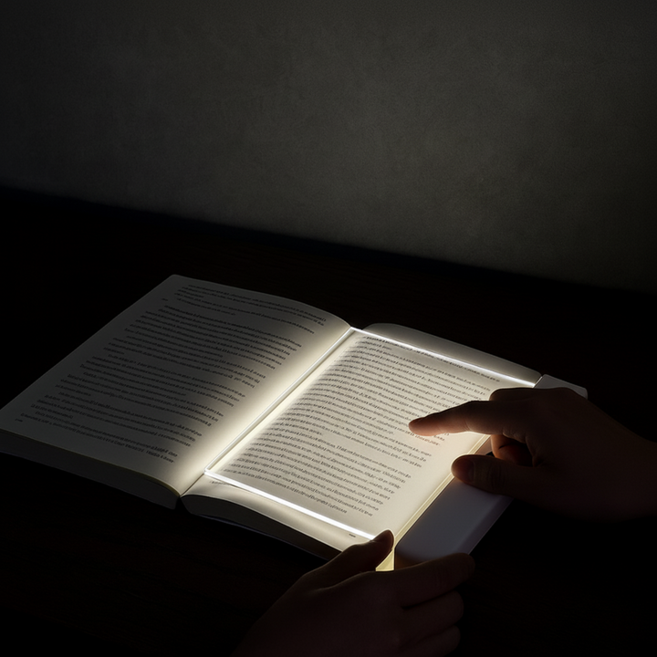 Book Light LED Reading Lamp Ultra Thin USB Rechargeable