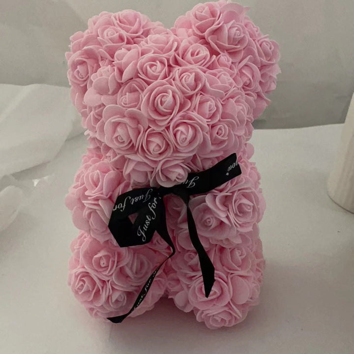 Artificial Flower Rose Bear Foam Valentine’s Gift