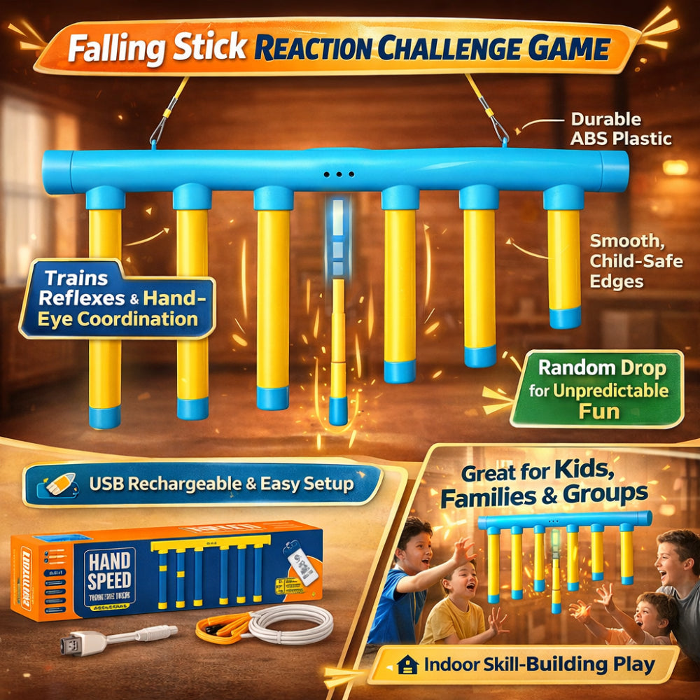 Reaction Game Falling Stick Sneaker Kids Play