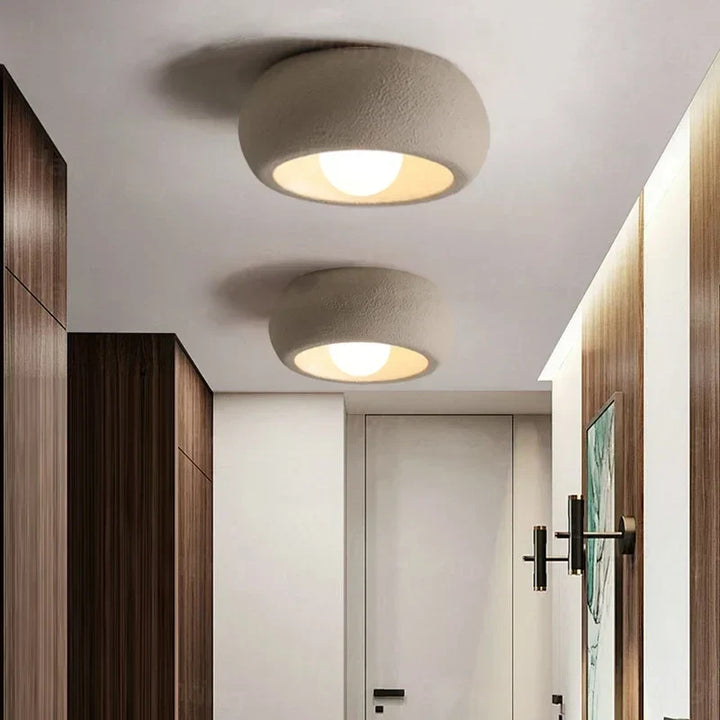Minimalist Circular Ceiling Lamp | Modern Flush-Mount Light